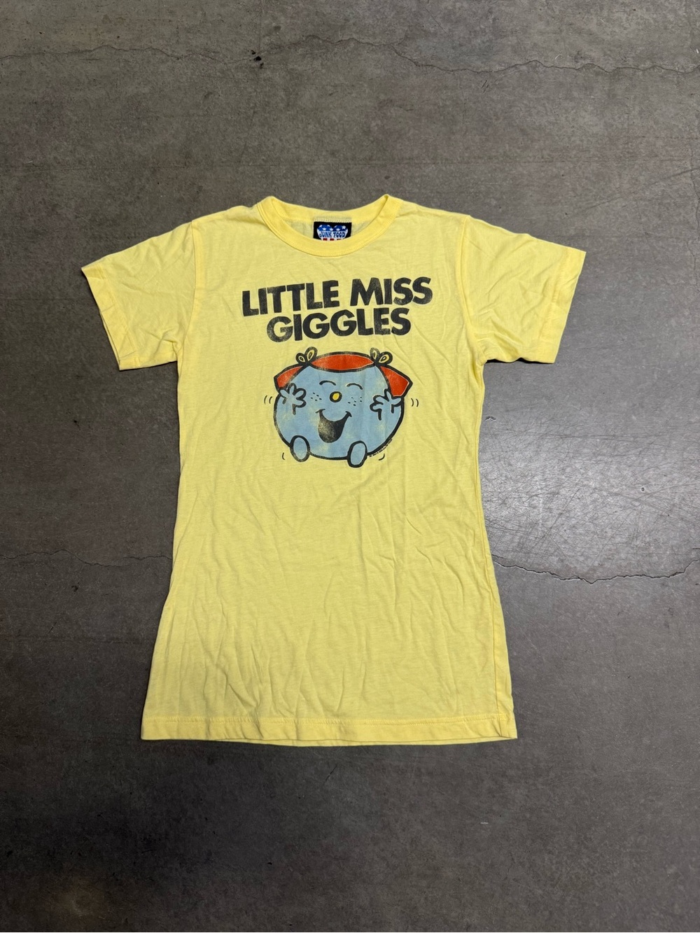 Vintage Y2K Junk Food Little Miss Giggles Graphic Retro Women’s T-Shirt Sz XL